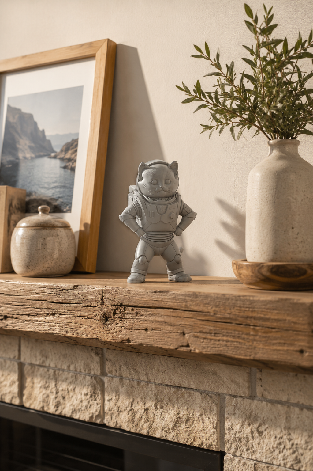 cat buss lightyear Figure – 3D Printed PLA Art Sculpture
