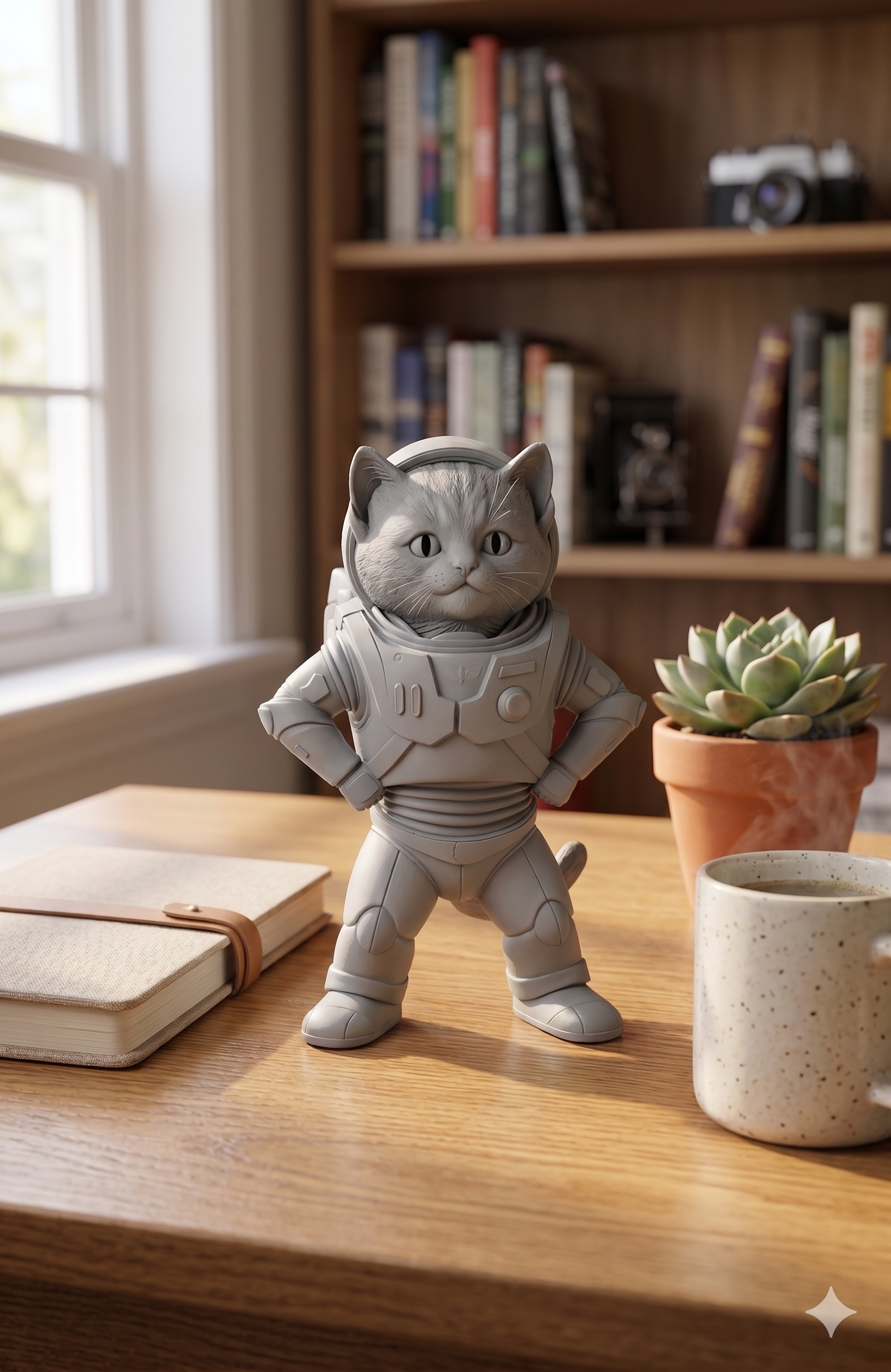 cat buss lightyear Figure – 3D Printed PLA Art Sculpture