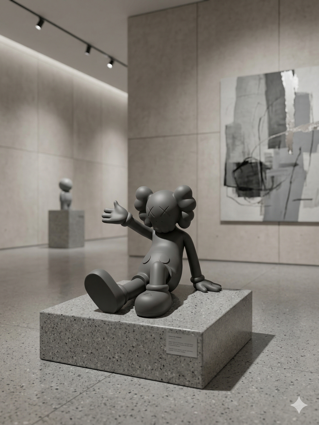 Relaxed Figurine – Minimalist Shelf & Desk Sculpture