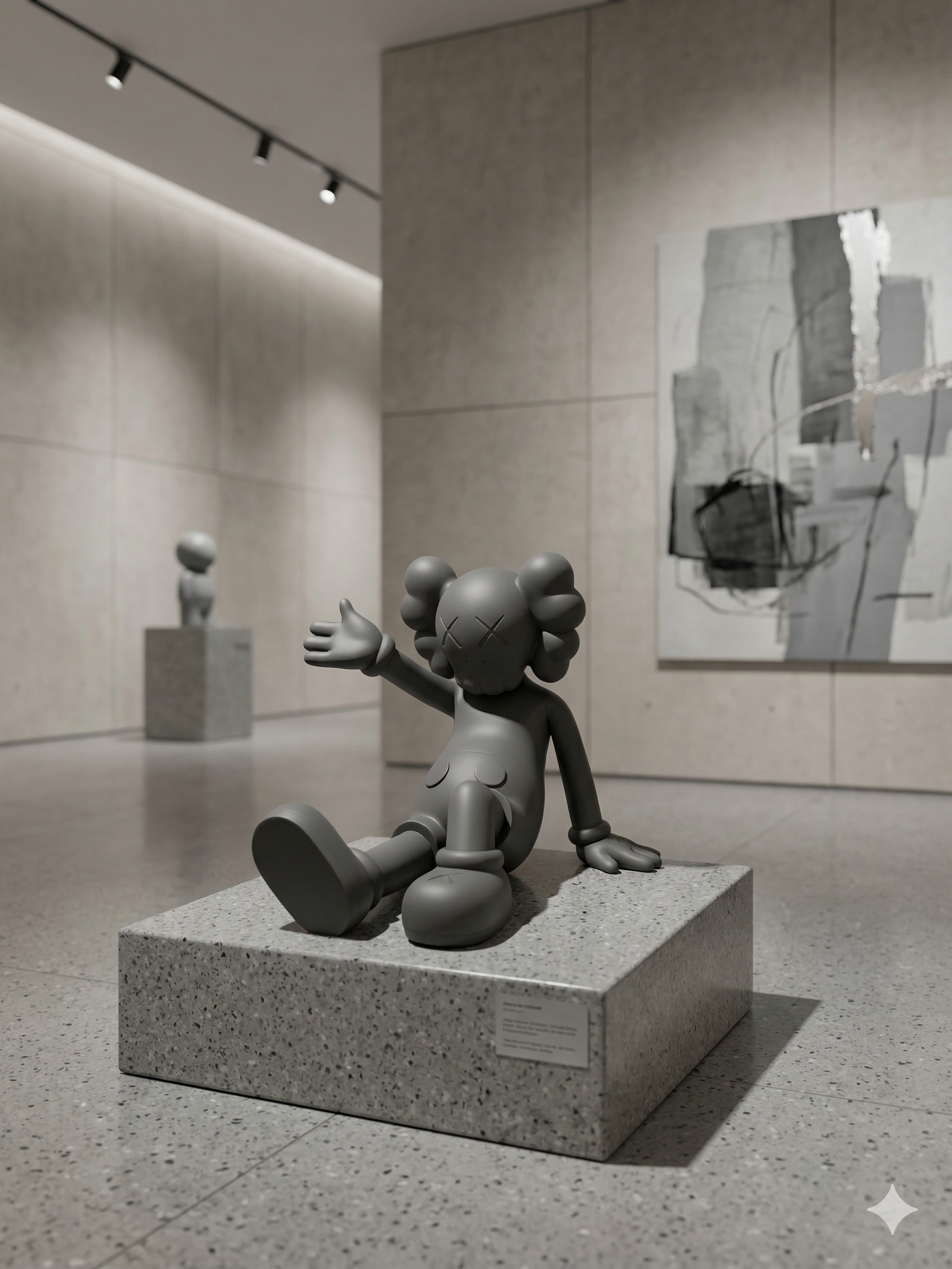 Relaxed Figurine – Minimalist Shelf & Desk Sculpture
