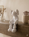 3D Printed Sitting Companion Figurine – Street Art Designer