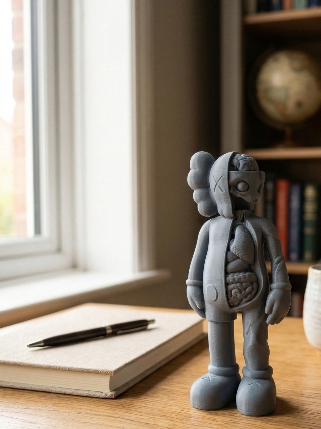 Anatomical Figurine – Split Body Art Sculpture