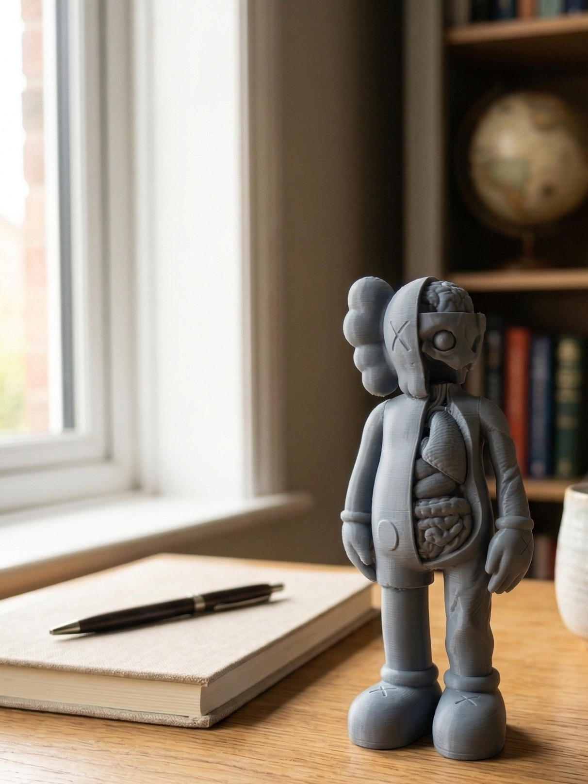 Anatomical Figurine – Split Body Art Sculpture