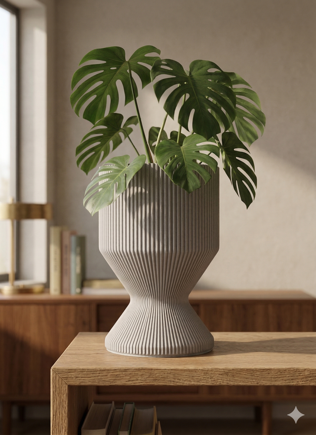 Super Size – 3D Printed Plant Pot | Modern Geometric Design, Indoor & Outdoor (250mm)