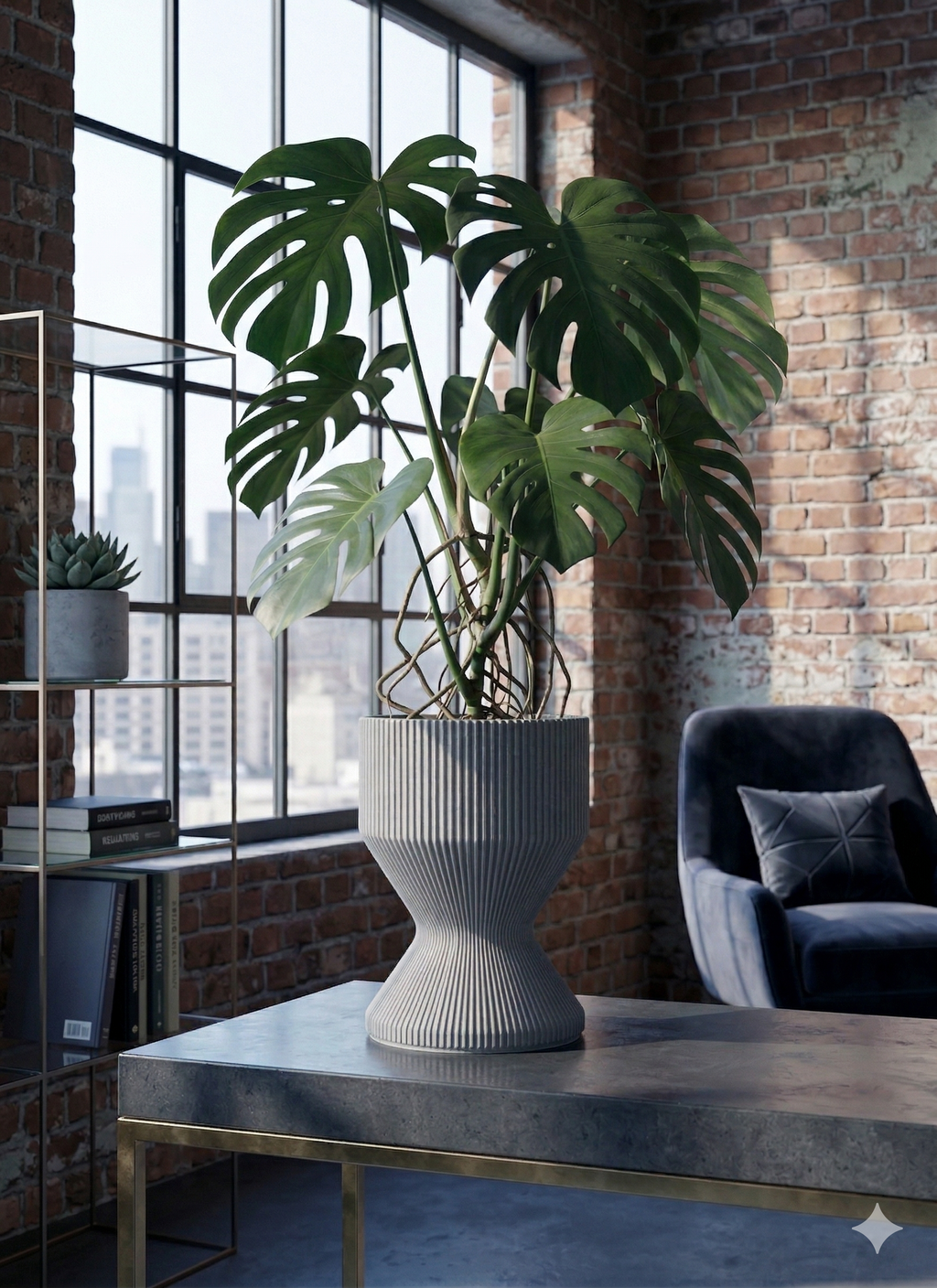 Super Size – 3D Printed Plant Pot | Modern Geometric Design, Indoor & Outdoor (250mm)