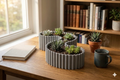 3D Printed Plant Pot – Modern Geometric Design, Indoor & Outdoor (150mm)
