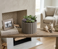 3D Printed Plant Pot – Modern Geometric Design, Indoor & Outdoor (150mm)