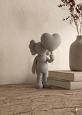 Heart Balloon Figurine – Romantic Surrealist Sculpture