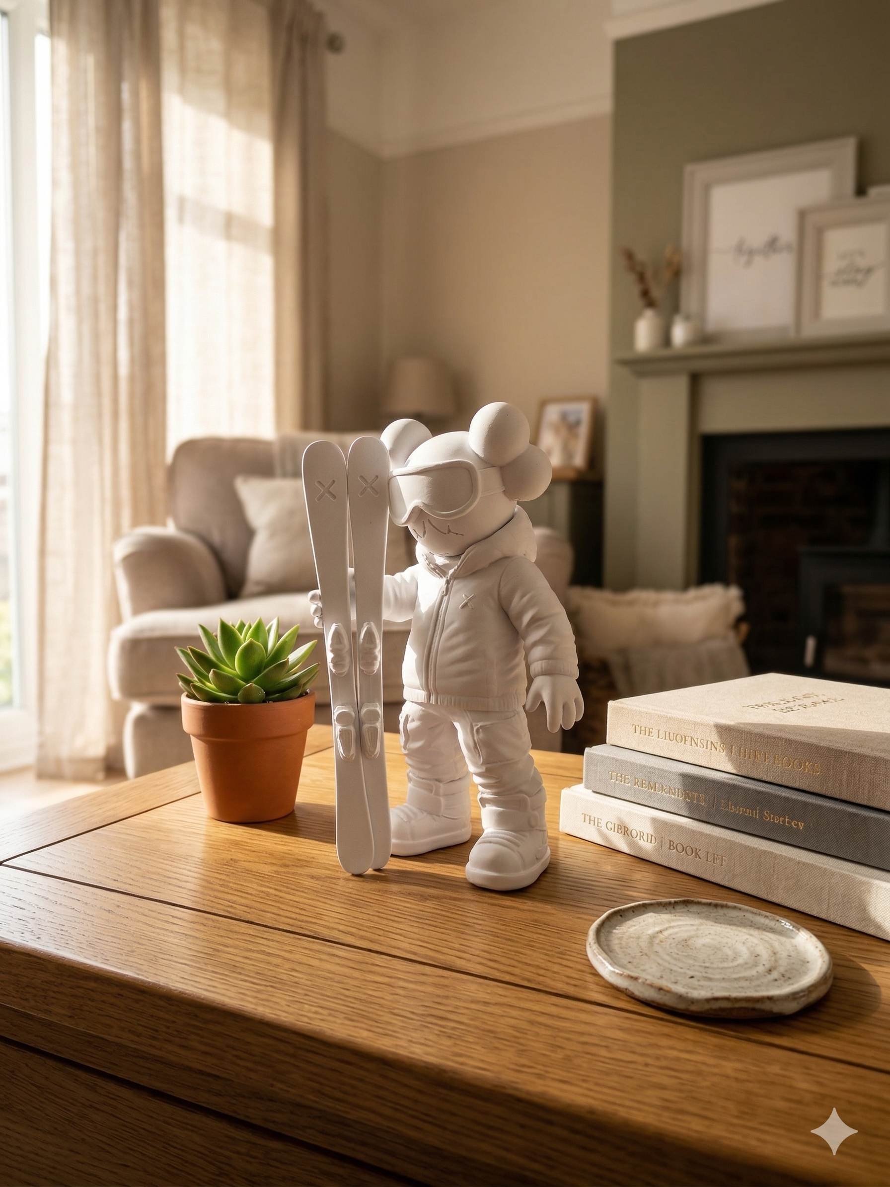 Snowboarder Figurine – Urban Street Style Desk Sculpture